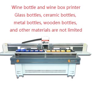 Wine bottle and wine box printer